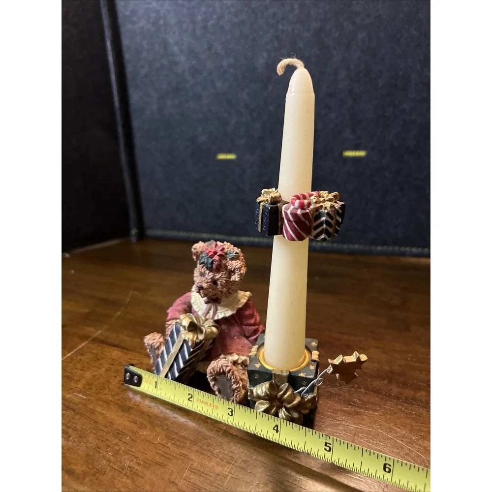 Resin‎ Christmas Bear/Present Candle Base/Climber/Candle